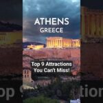 🇬🇷 9 Must See Spots in ATHENS You Can’t Miss! | Greece Travel Guide